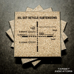 Mil Dot Reticle Coasters