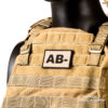 Laser Engraved Blood Type Patch - Image 4