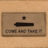 Laser Engraved Gonzales Flag Patch
