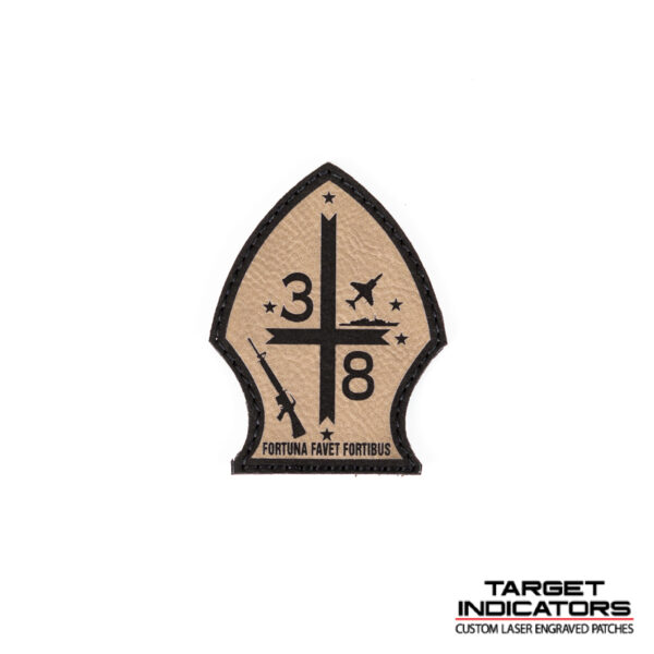 3d Battalion 8th Marines Laser Engraved Patch
