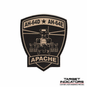 AH64D/AH64E Apache Laser Engraved Patch