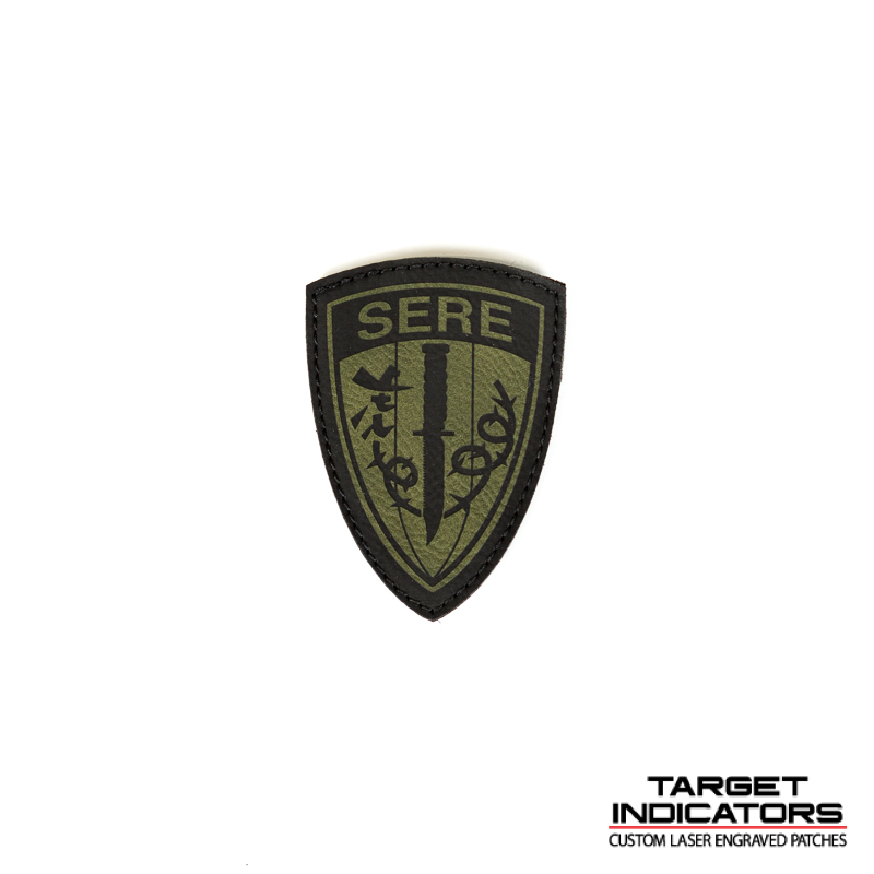 Laser Engraved Enlisted Rank Patches - Target Indicators