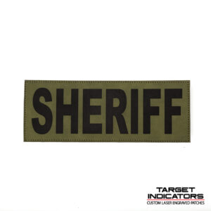 Target Indicators-3x8-Sheriff-Patch